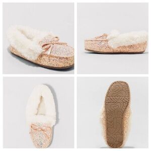 Toddler Girls'  Pink Medora
Moccasin Slippers - Cat & Jack NWT
